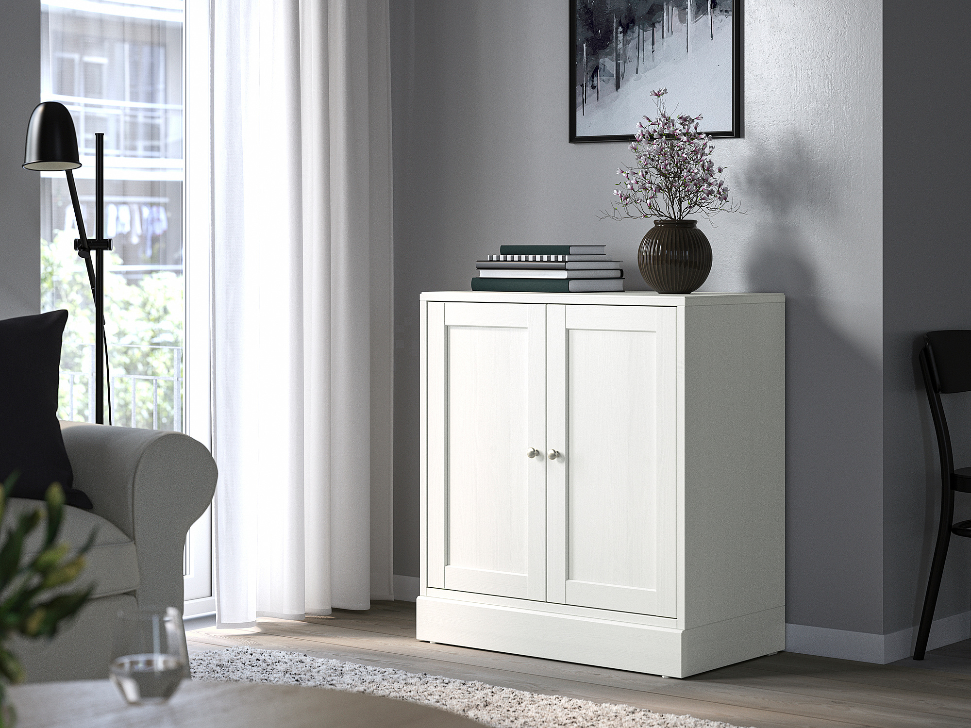 Комод Хавста 113 white ИКЕА (IKEA) изображение товара