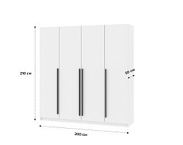 Изображение товара Распашной шкаф Пакс Форсанд 38 white ИКЕА (IKEA) на сайте adeta.ru